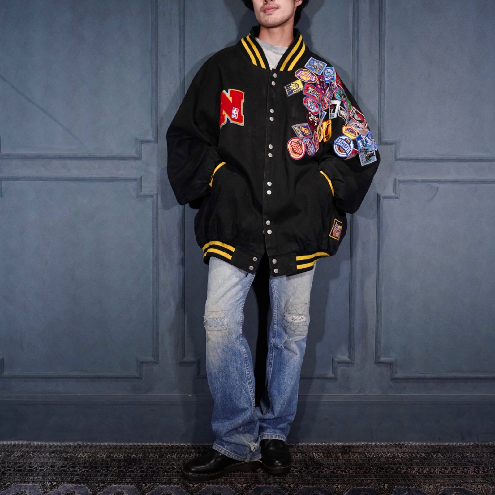 SPECIAL ITEM* USA VINTAGE JEFF HAMILTON JH NBA TEAM LOGO