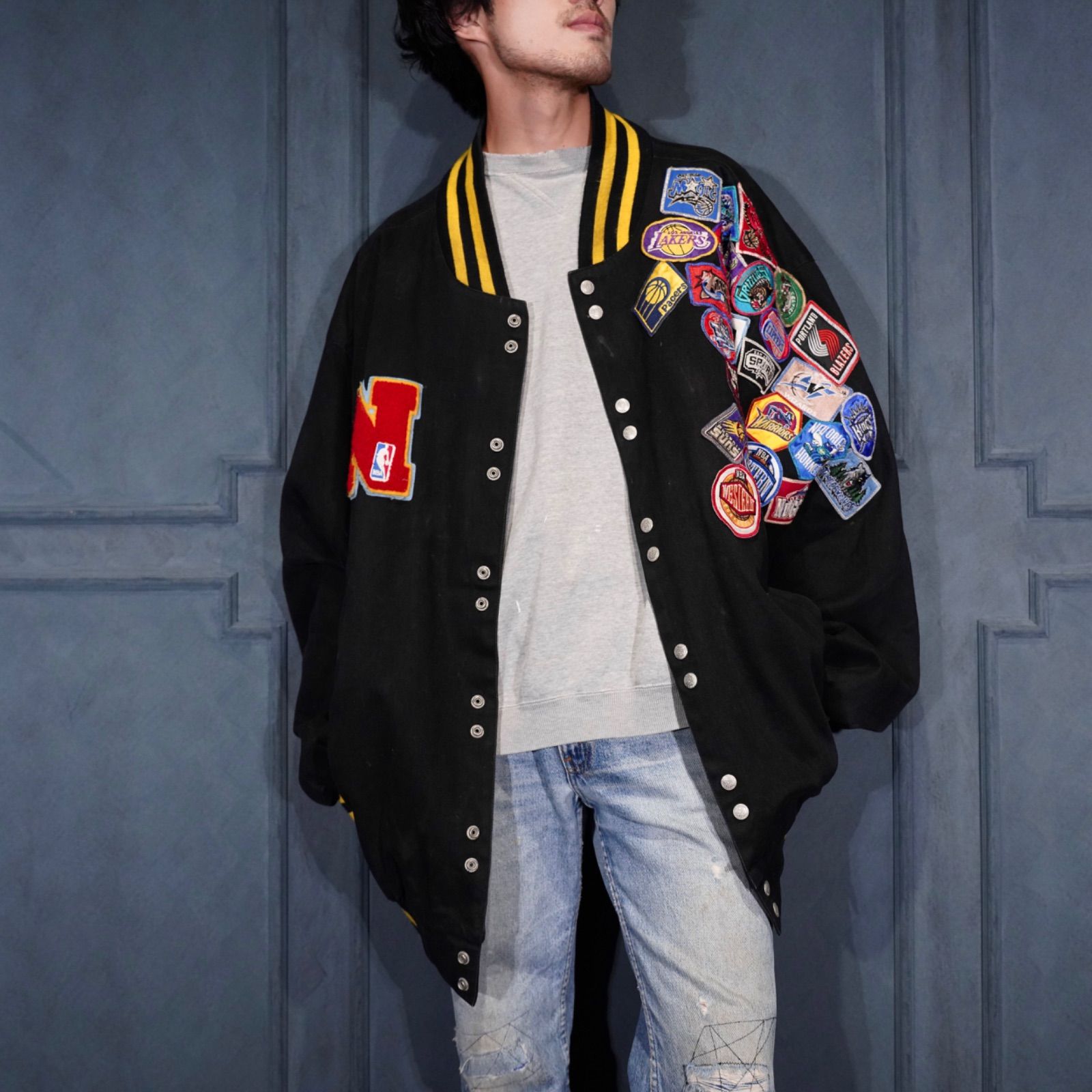 SPECIAL ITEM* USA VINTAGE JEFF HAMILTON JH NBA TEAM LOGO