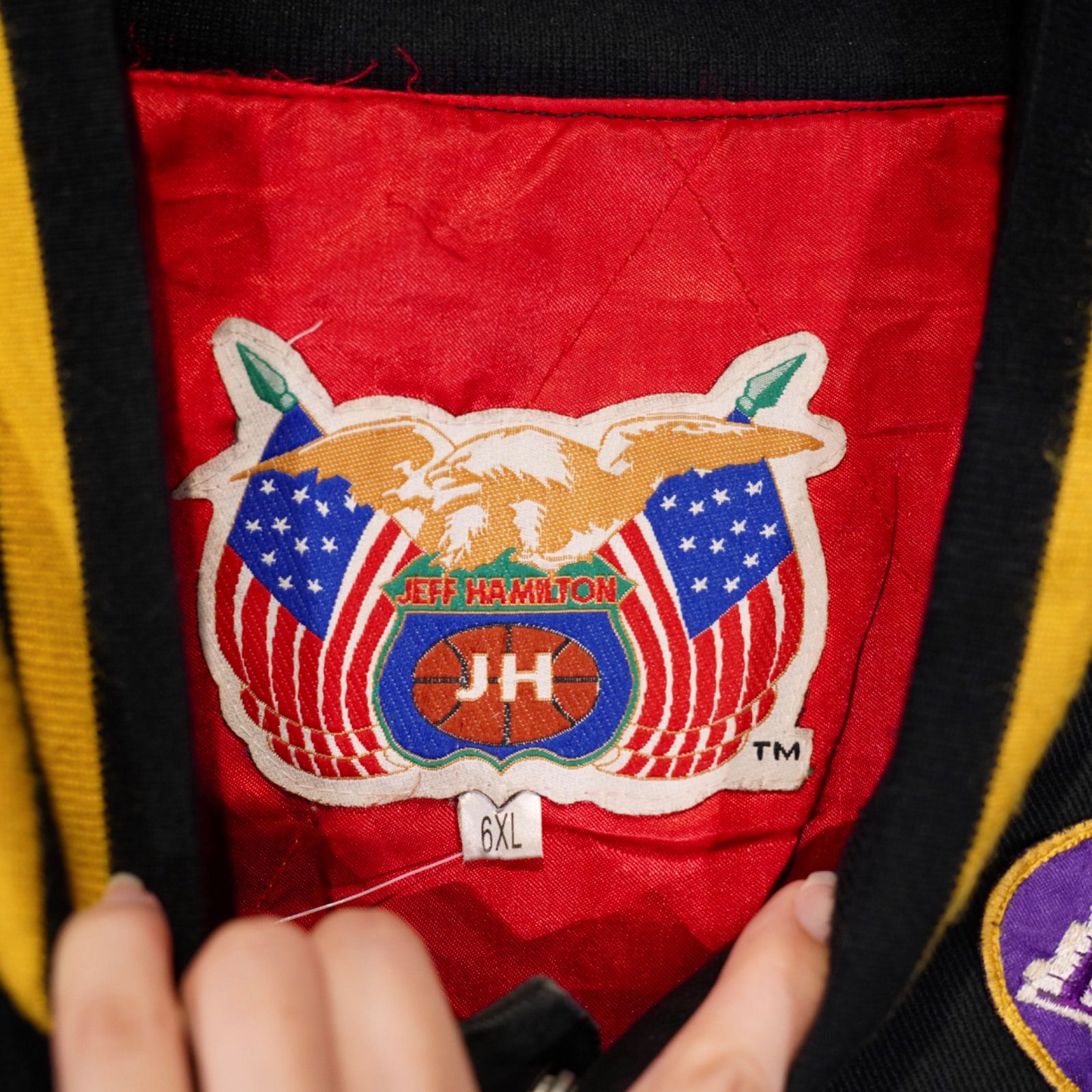 SPECIAL ITEM* USA VINTAGE JEFF HAMILTON JH NBA TEAM LOGO