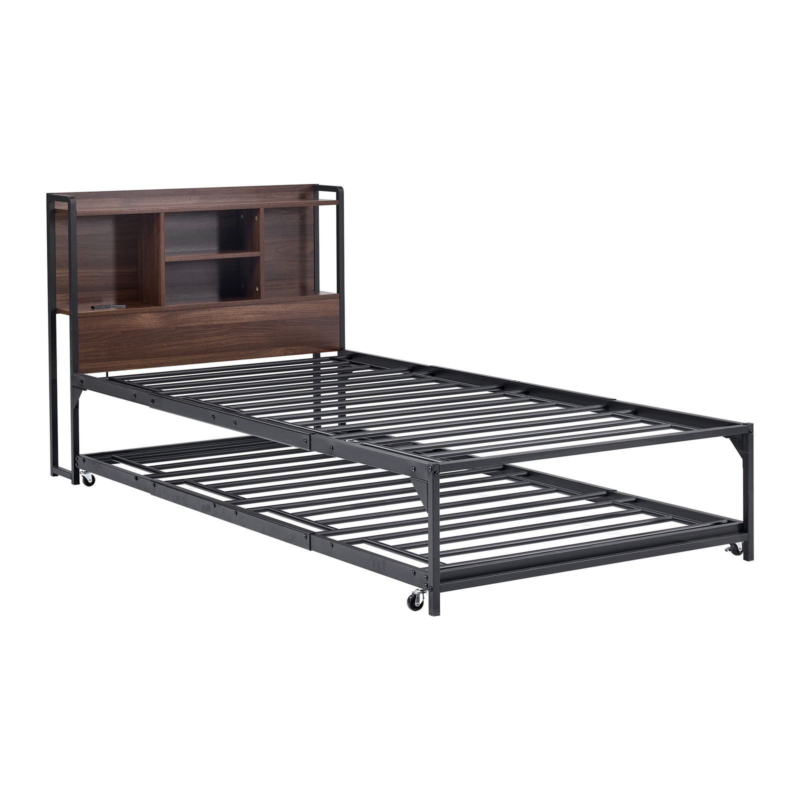 数量限定セール」 【新作】【ブラック】親子ベッド 多段ベッド