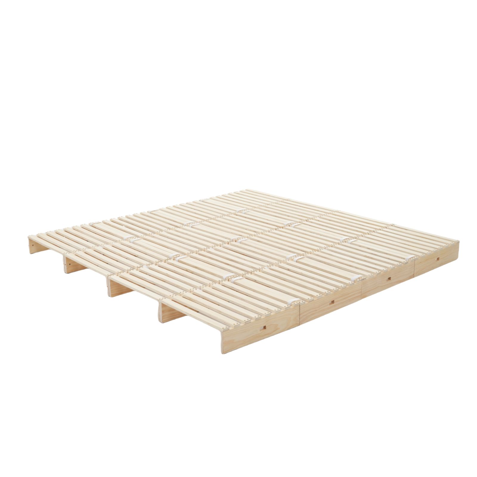 パレットベッド 天然木 すのこベッド ローベッド 木製 おしゃれ お掃除ロボット対応 分割 ベッドフレーム