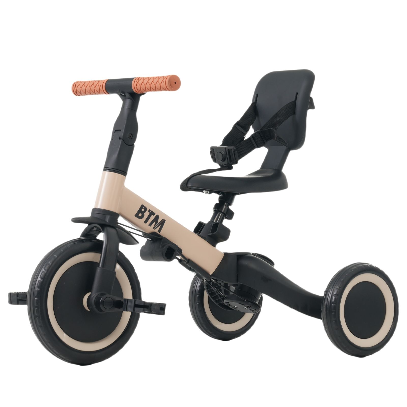 数量限定セール」 三輪車 足けりバイク 4役 ベビーカー かじとり