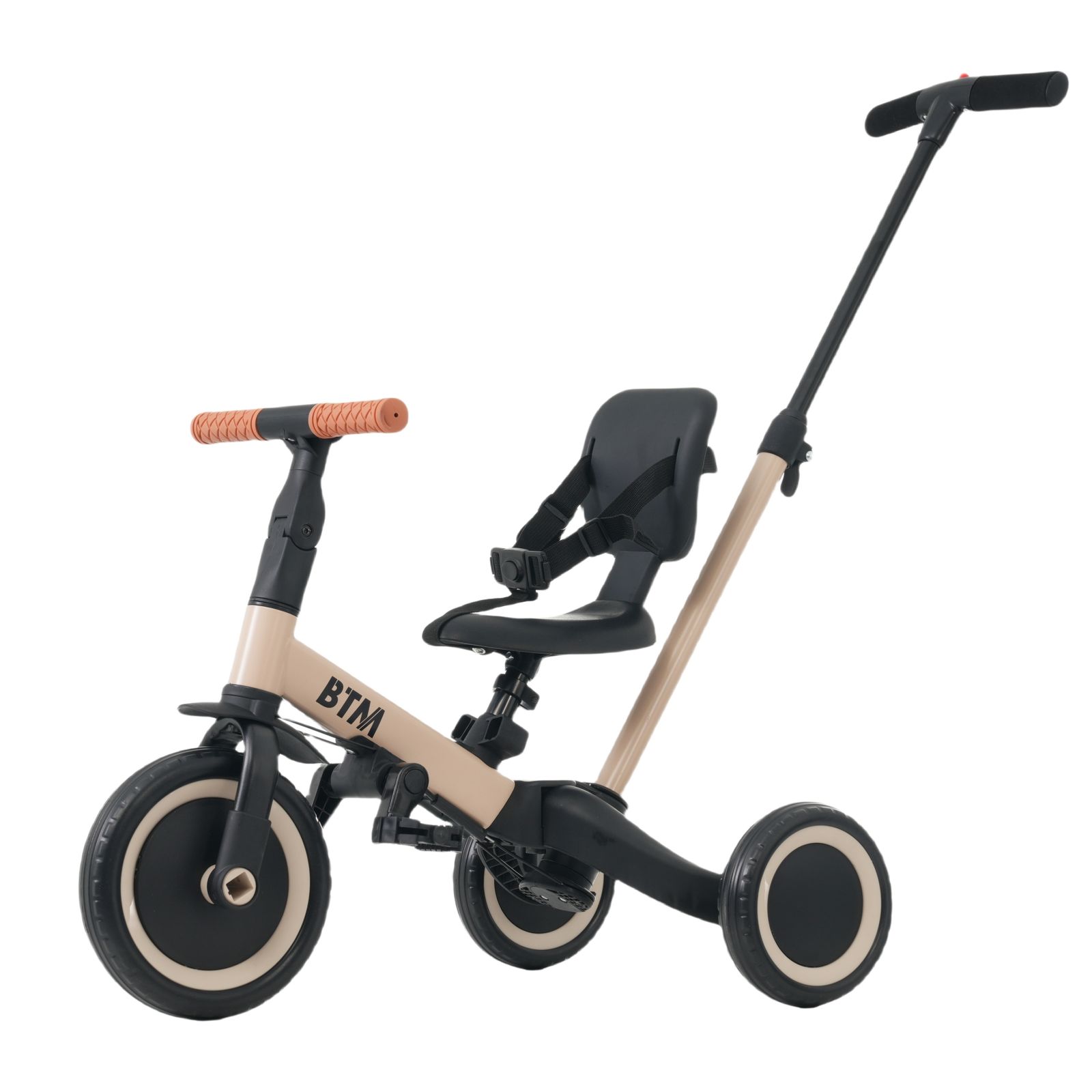 数量限定セール」 三輪車 足けりバイク 4役 ベビーカー かじとり