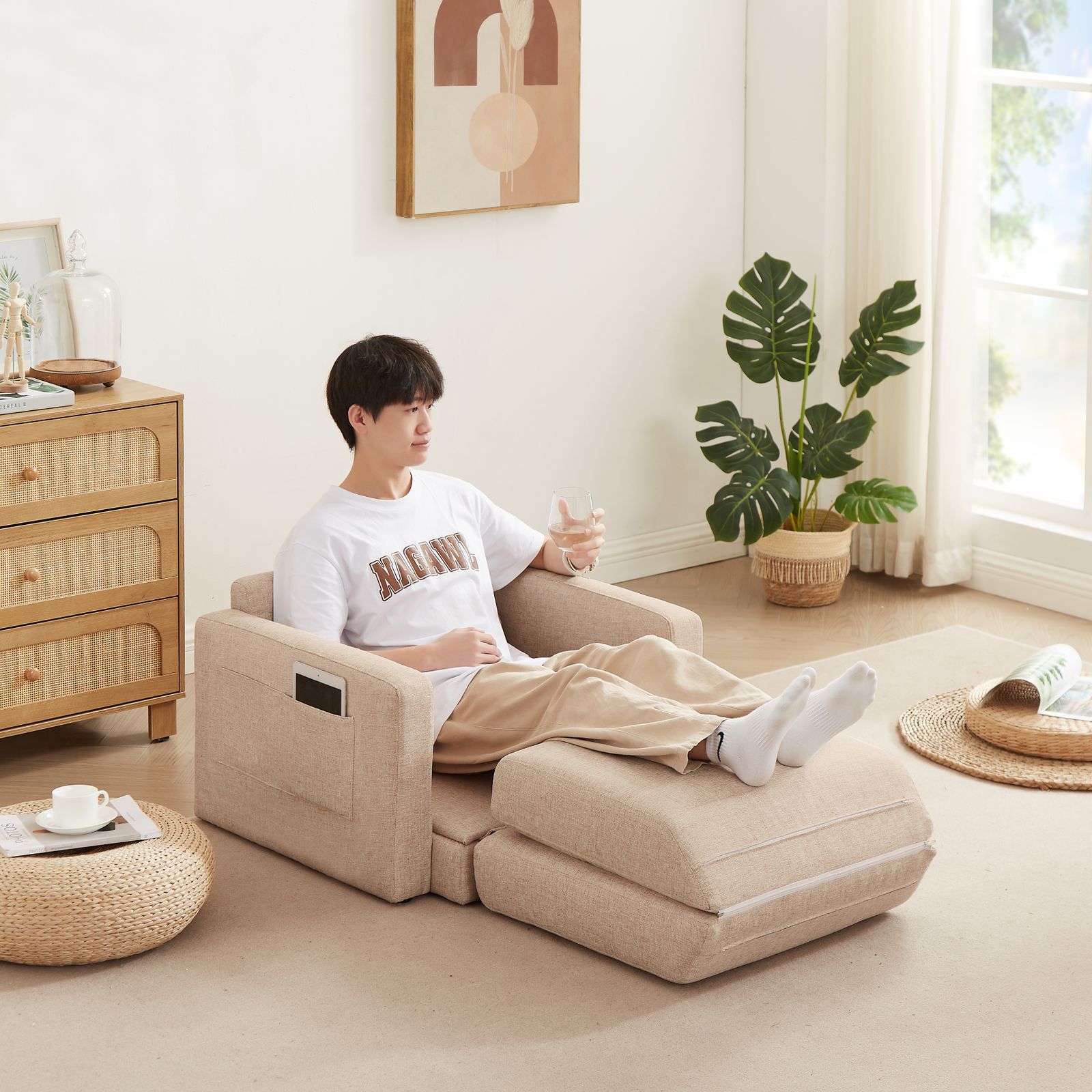 arflex SONA リラックスタイプ左アームソファ 展示品【2075】