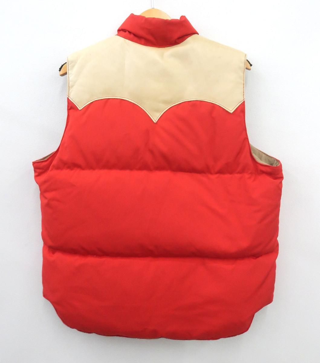 1807 SUGAR CANE シュガーケーン SC 10748 レザーヨークダウンベスト S