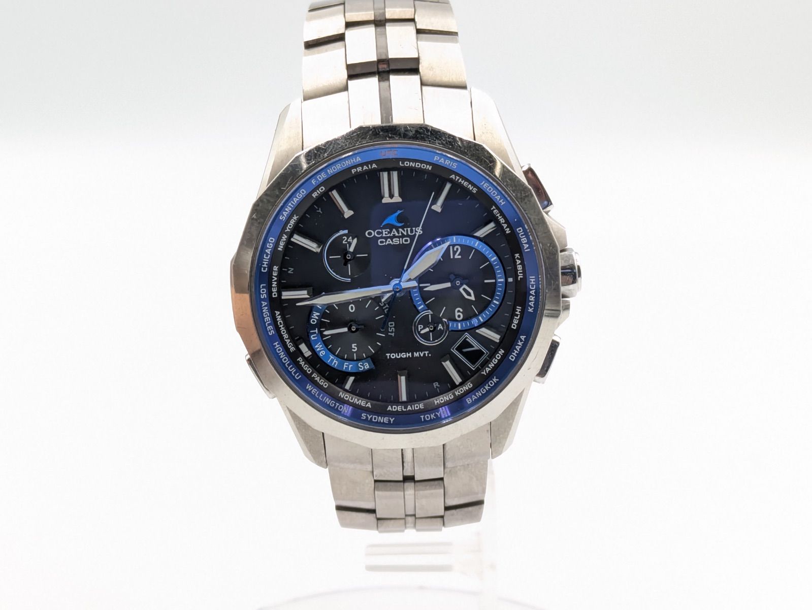 CASIO OCEANUS OCW‑S2400 チタン 高機能電波ソーラー 美品 CASIO OCEANUS オシアナス OCW-S2400 電波ソーラー チタン メンズ