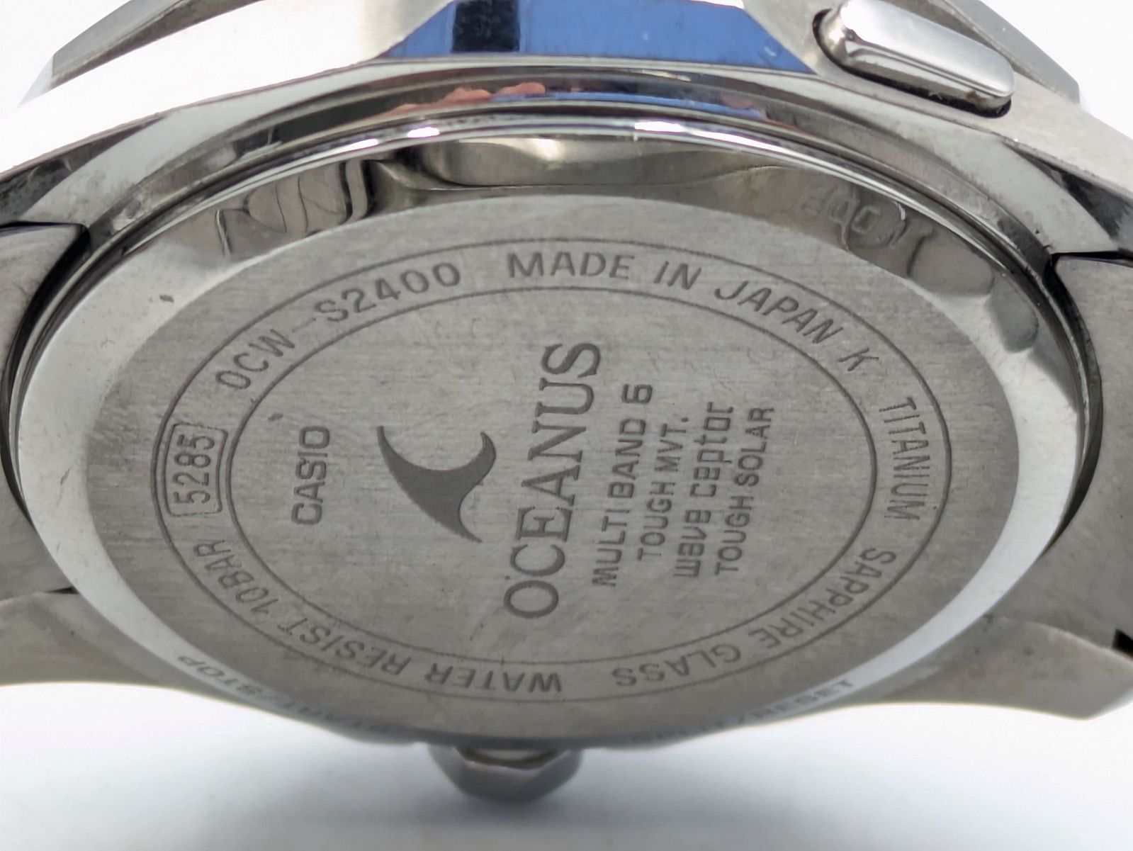 CASIO OCEANUS オシアナス OCW-S2400 電波ソーラー チタン メンズ