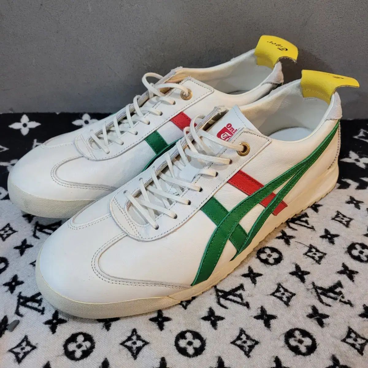 正規品 オニツカタイガー メキシコ66 EX クリーム グリーン