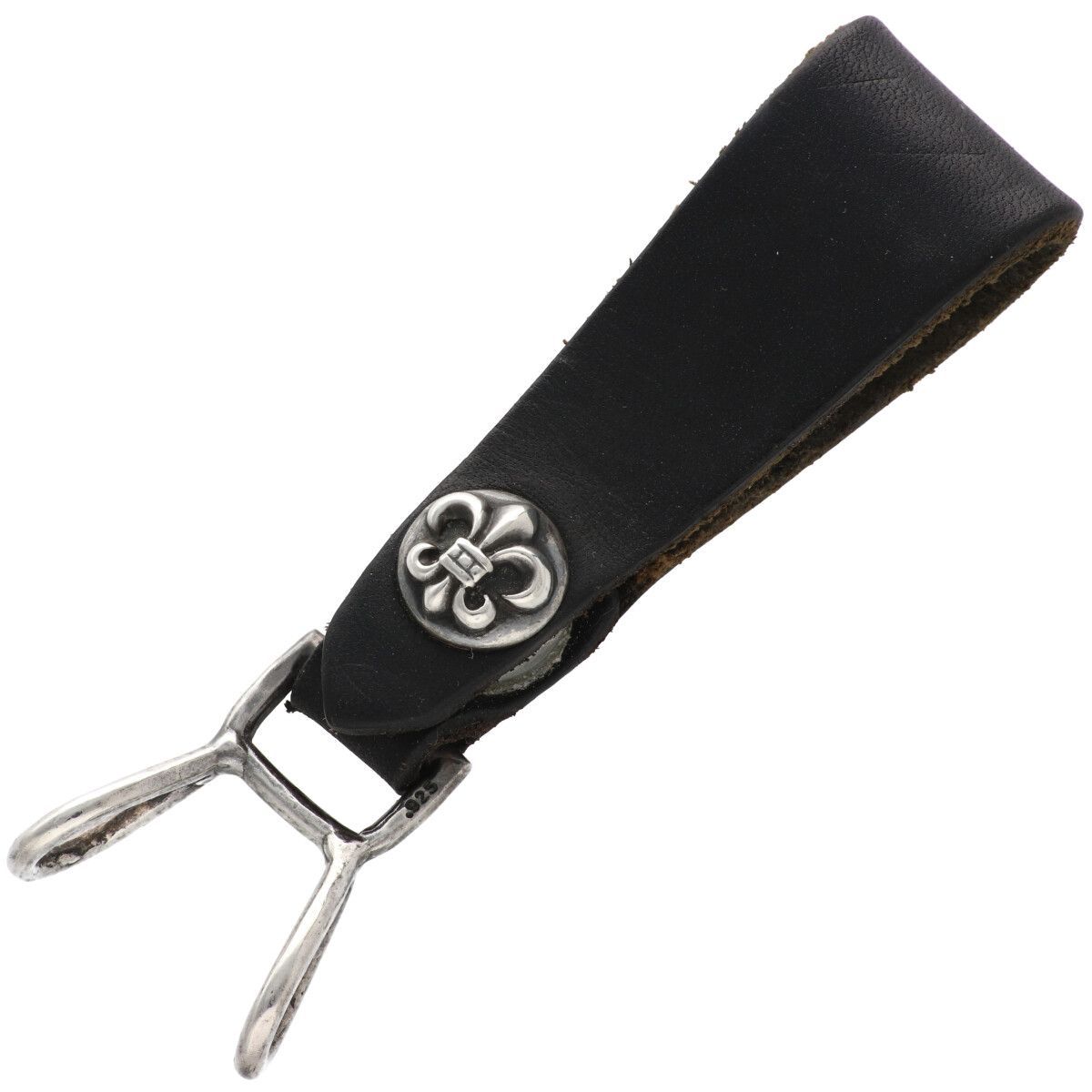 クロムハーツ BSフレア ベルトループ キーチェーン 中古】 CHROME HEARTS クロムハーツ ベルトループ BSフレアボタン