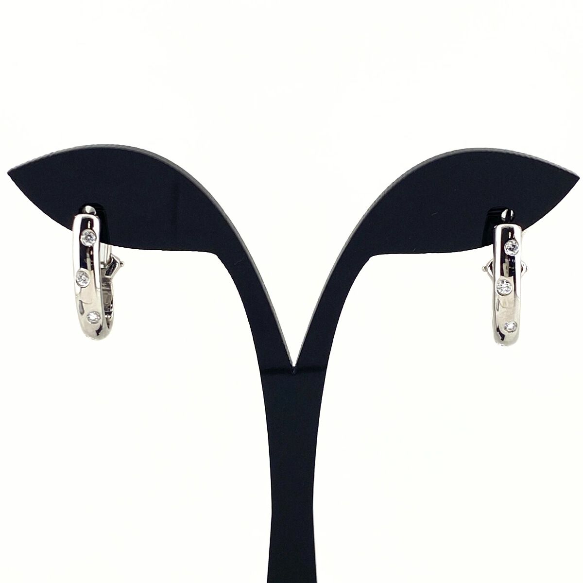 ティファニー TIFFANY-Co. ドッツピアス プラチナ メレダイヤ ピアス Pt 950 ダイヤモンド レディース