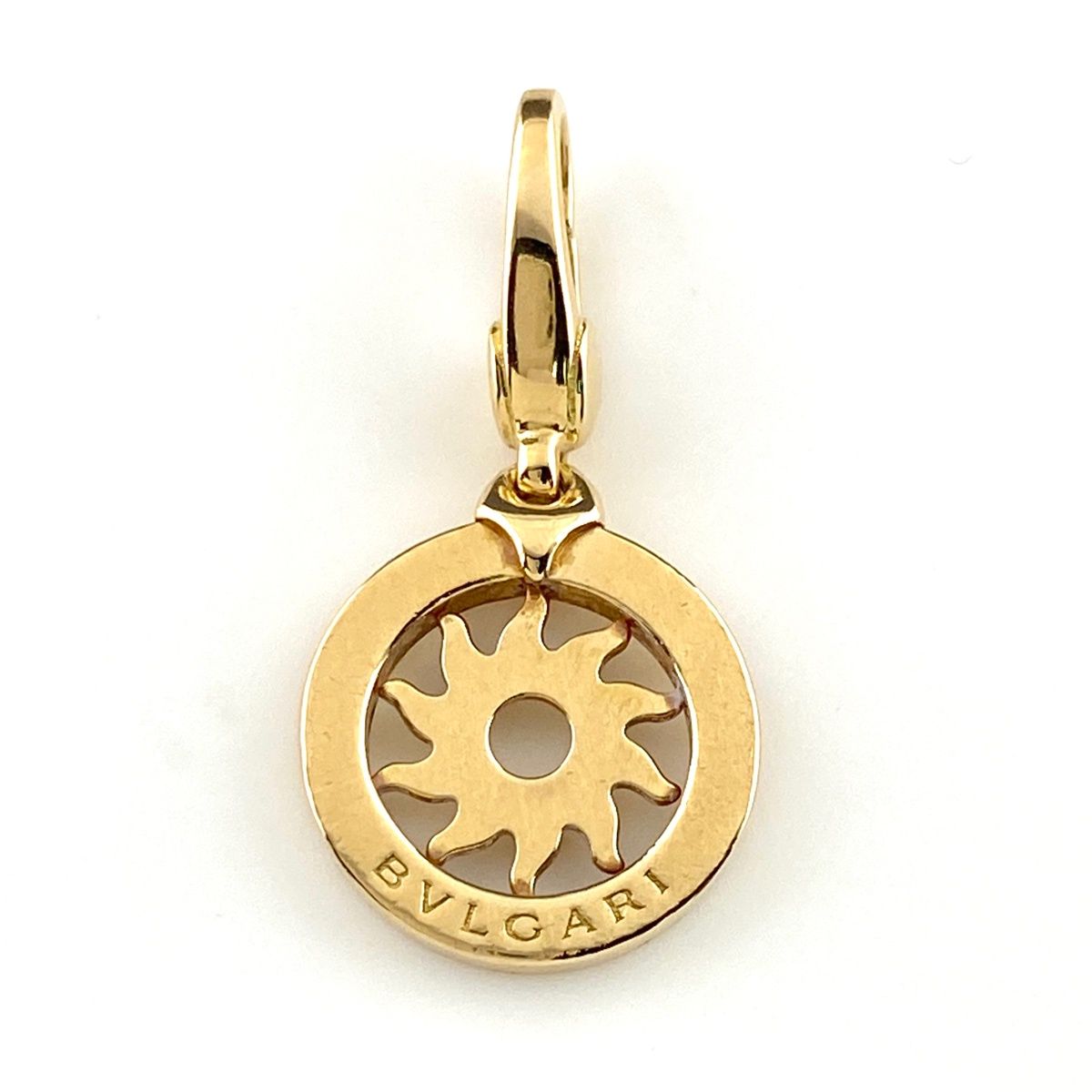 ★BVLGARI★トンドサン★チャーム★USED美品★プラスおまけ付★ ブルガリ BVLGARI トンド サン トップ YG イエローゴールド チャーム