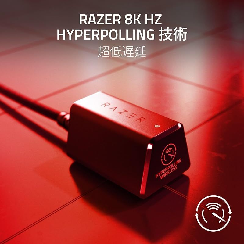 Razer Viper V 3 Pro Faker Edition ゲーミングマウス ワイヤレス 無線 超軽量54 g Focus 35 Kセンサー 8000 Hzドングル同梱 高速応答 オプティカルスイッチ 6ボタン プロゲーマーFaker