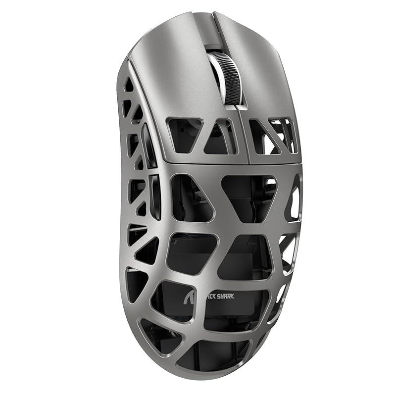 ATTACK SHARK R 3ゲーミングマウス 3 モードマグネシウム合金版 46 g超軽量マウス 有線Type C Bluetooth ワイヤレス2 4 G接続 8000 hz PAW 3395センサー 急速充電人間工学 技術基準適合証明219 2