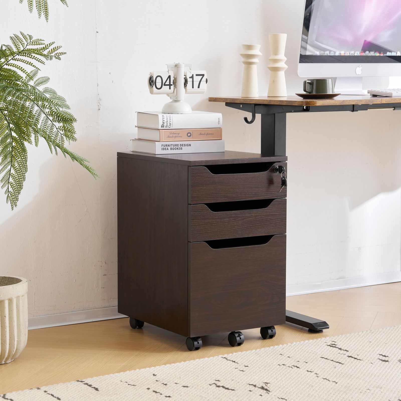 数量限定セール」 【人気商品】デスクワゴン サイドワゴン ラック 鍵