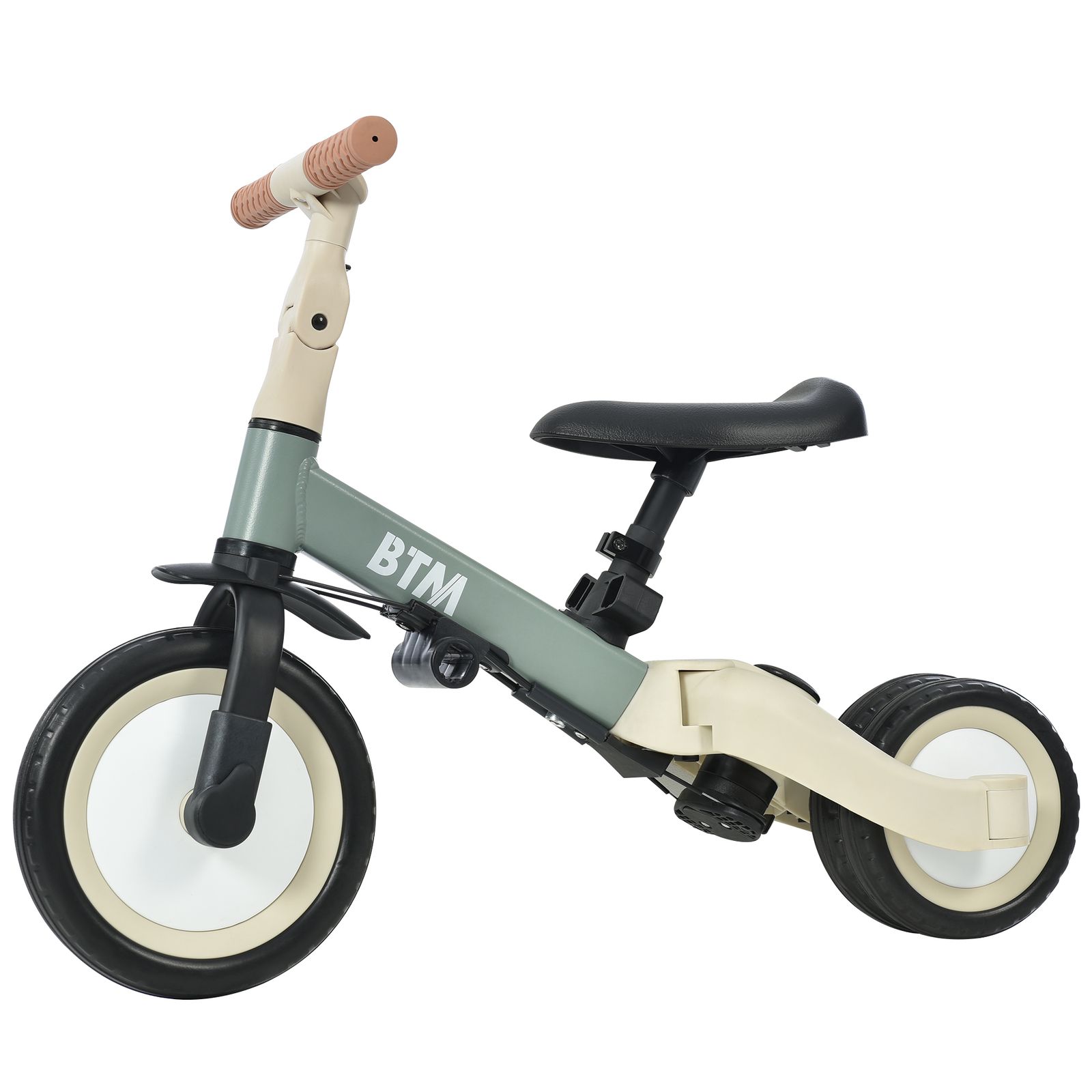 数量限定セール」 三輪車 足けりバイク 一台4役 ベビーカー かじとり