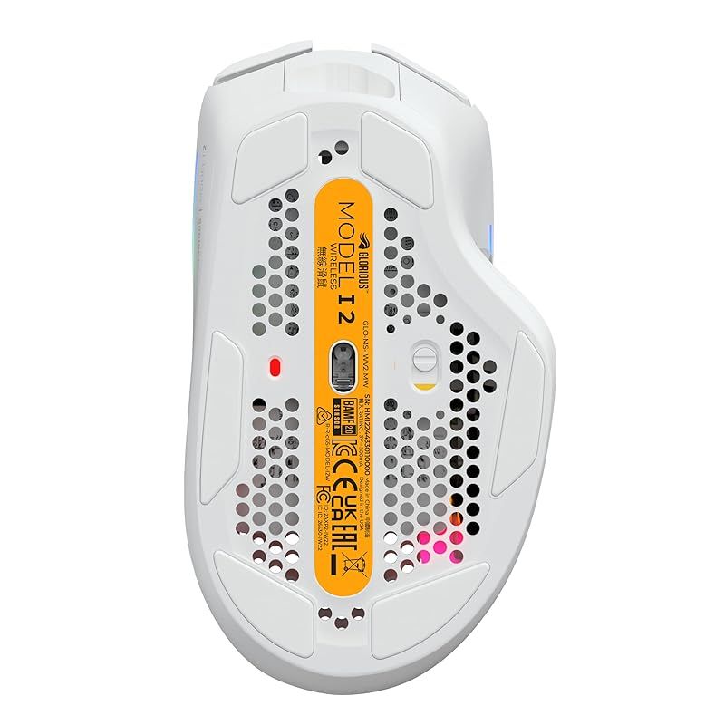  Glorious MODEL I 2 Wireless 超軽量75 g 大容量バッテリー搭載 RGB 4 Gワイヤレス Bluetooth接続対応 エルゴノミック ゲーミングマウス マットホワイト GLO MS IWV MW 670 0 周辺機器 Wii
