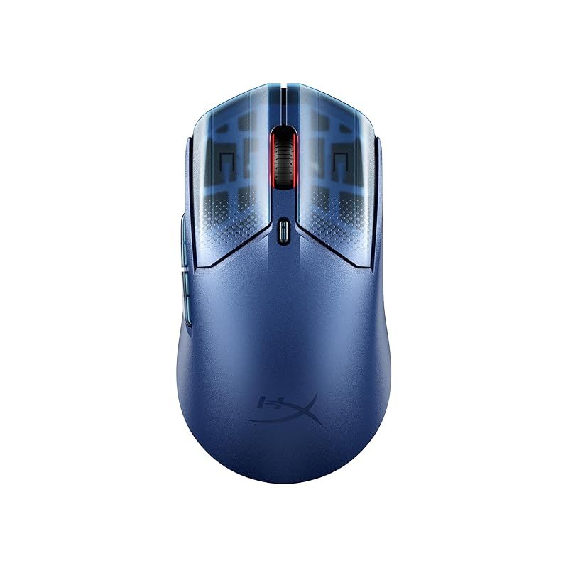 HyperX Pulsefire Haste 2 S ワイヤレス ゲーミングマウス 高耐久マグネシウム合金シェル 軽量 64 g 26 Kセンサー HyperXガラススケート 左右対称 デュアルワイヤレス 2.4 GHz Bluetooth PC PS 5 0