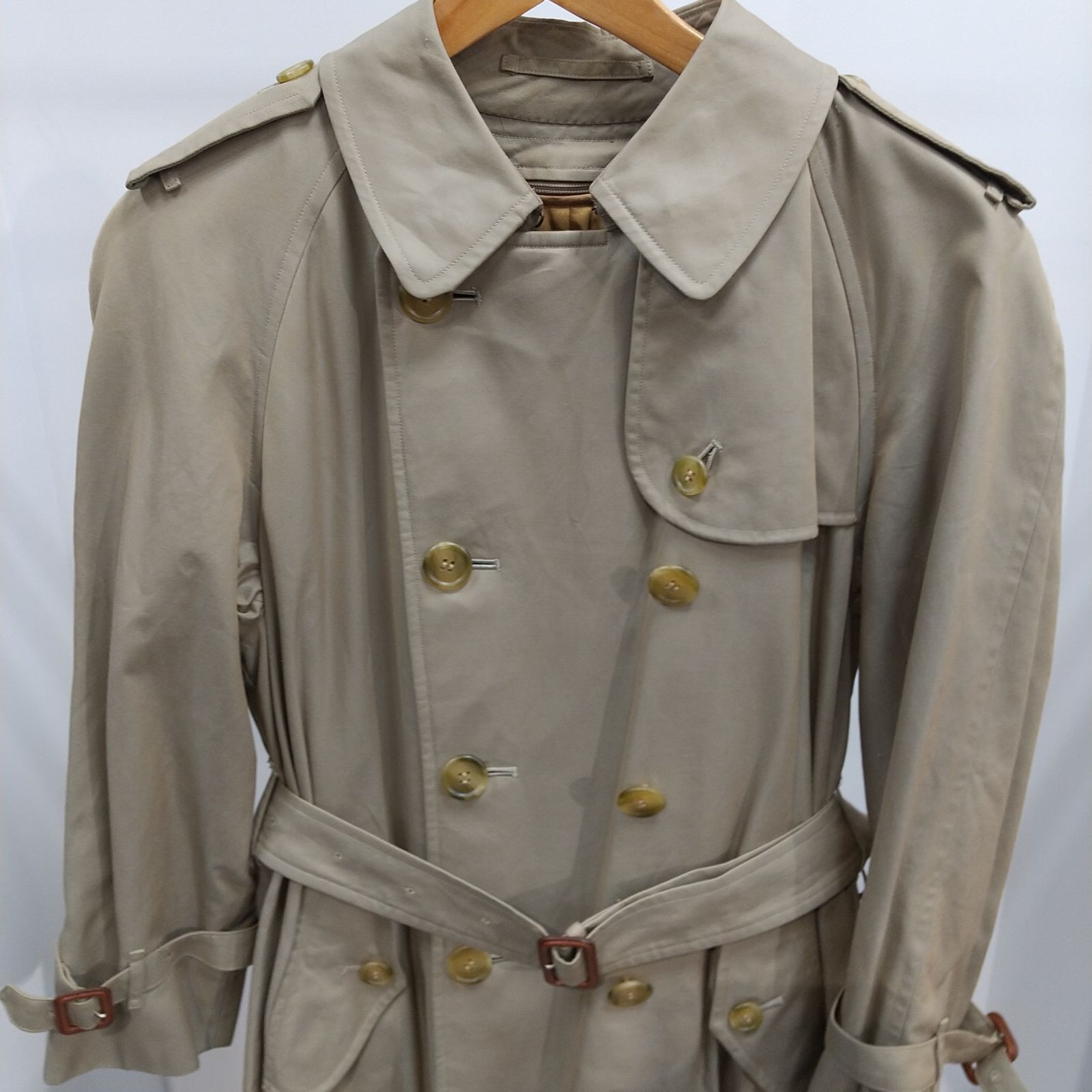 美品 BURBERRY ベージュ トレンチコート 7号 - メルカリ