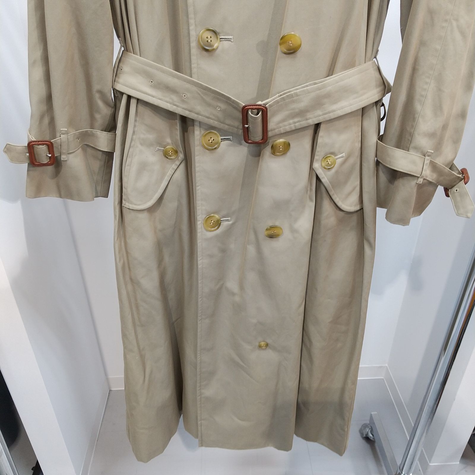 美品 BURBERRY ベージュ トレンチコート 7号 - メルカリ