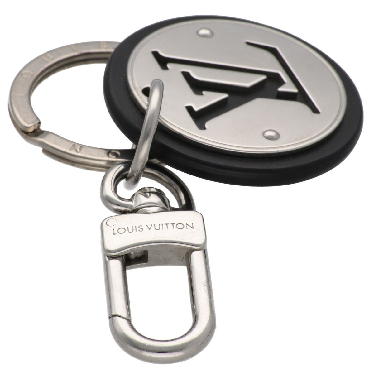 中古】 LOUIS VUITTON ルイ・ヴィトン キーホルダー・LV サークル