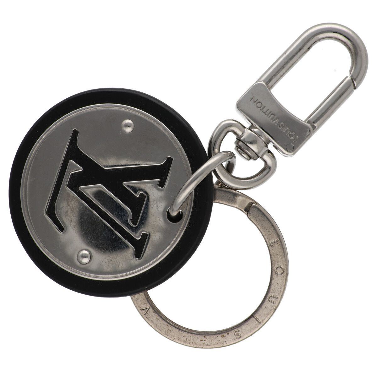 中古】 LOUIS VUITTON ルイ・ヴィトン キーホルダー・LV サークル