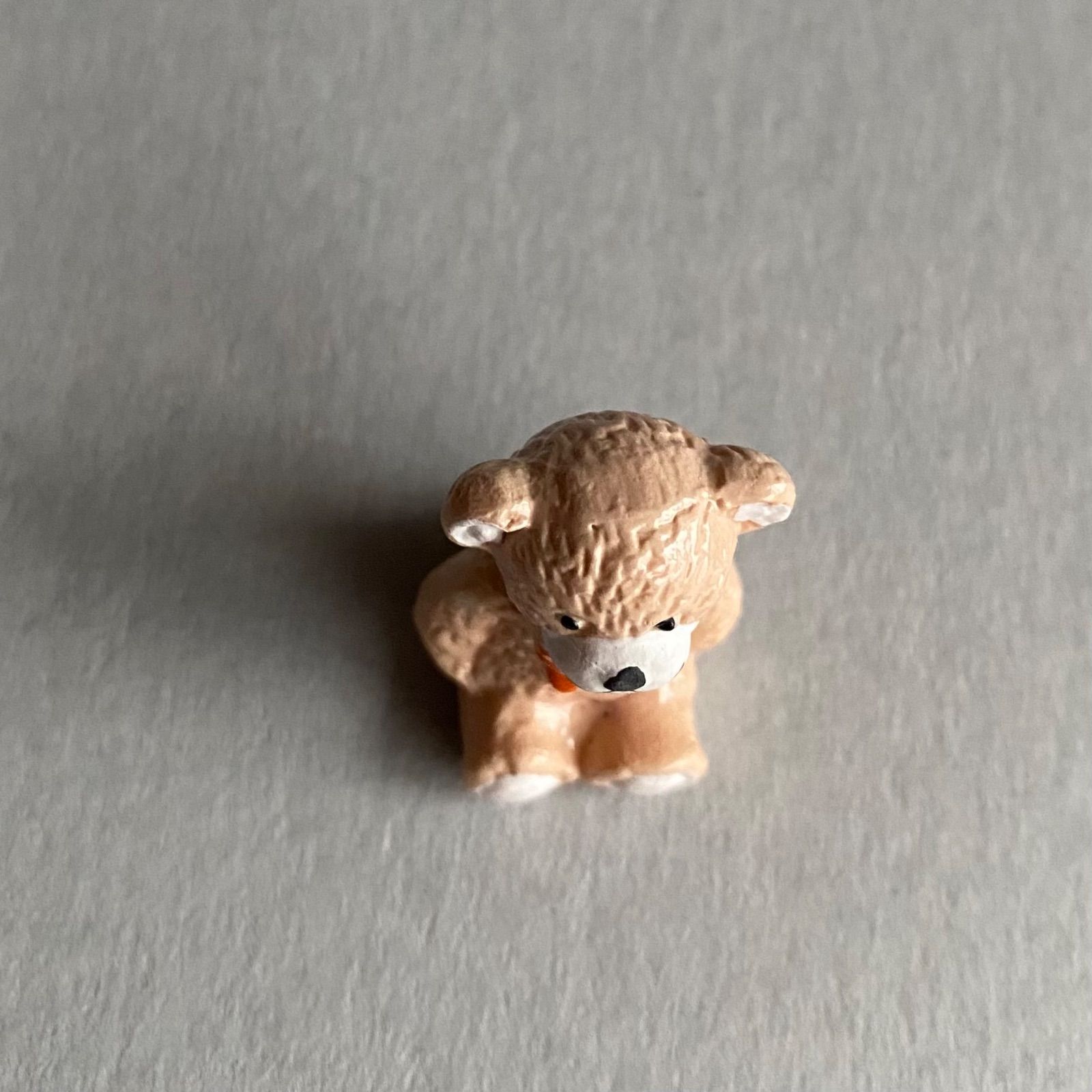 テディベアのフェーブ／リボン／ぬいぐるみ／くま／フランス雑貨／陶器