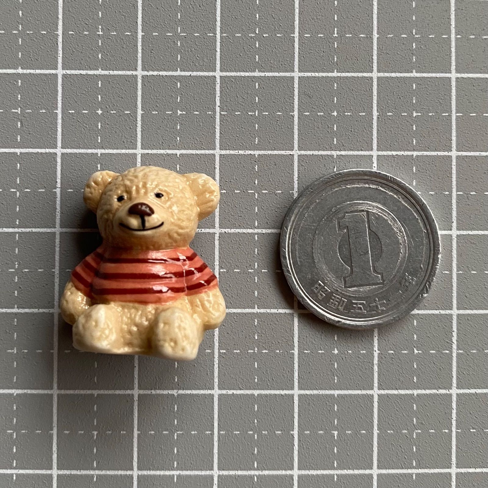 テディベアのフェーブ／ボーダー／くま／ぬいぐるみ／フランス雑貨