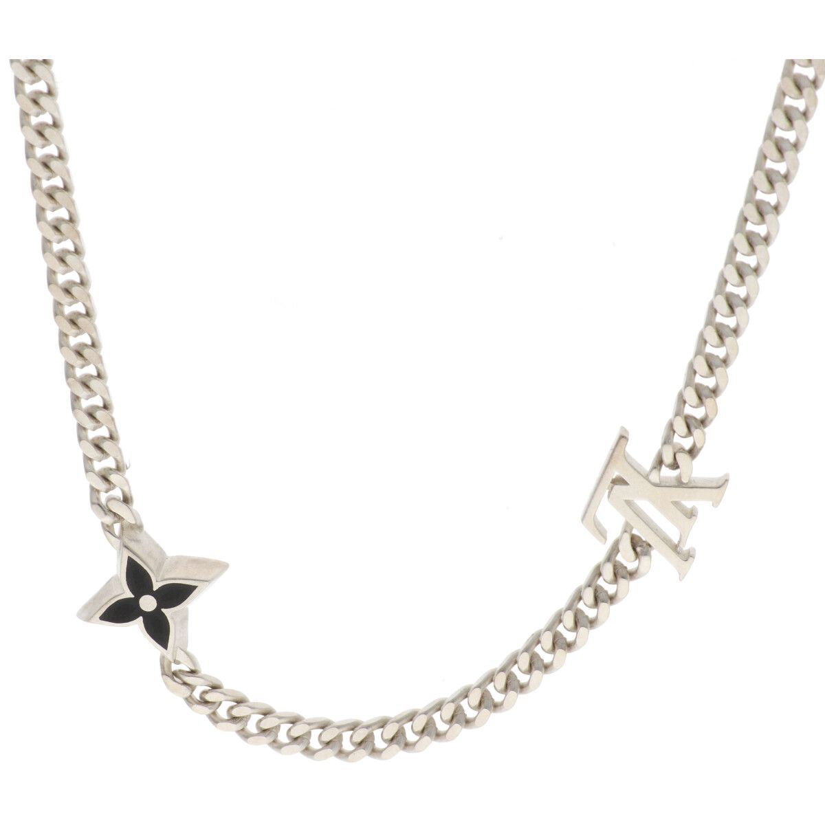 中古】 LOUIS VUITTON ルイ・ヴィトン ネックレス・LV スパイク