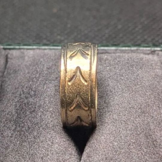 ヴィンテージ 10KTGF刻印 ESPO イエローゴールドフィルド ユニセックス