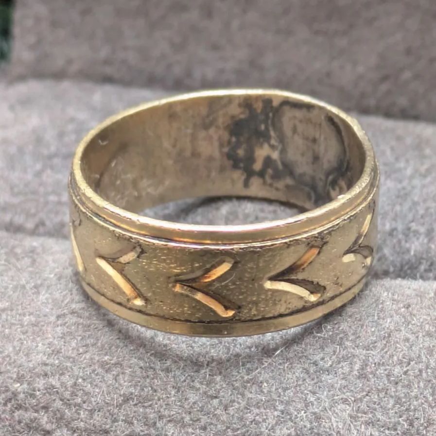 ヴィンテージ 10KTGF刻印 ESPO イエローゴールドフィルド ユニセックス