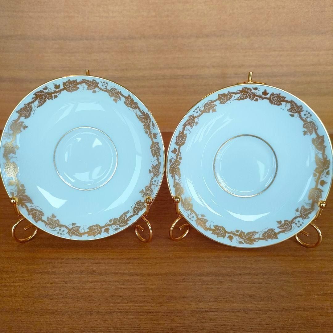 希少品★ウェッジウッド ホワイトホール パウダー 2客セット ルビー ゴールド 美品】 ウェッジウッド ホワイトホール パウダー ホワイトゴールド 2