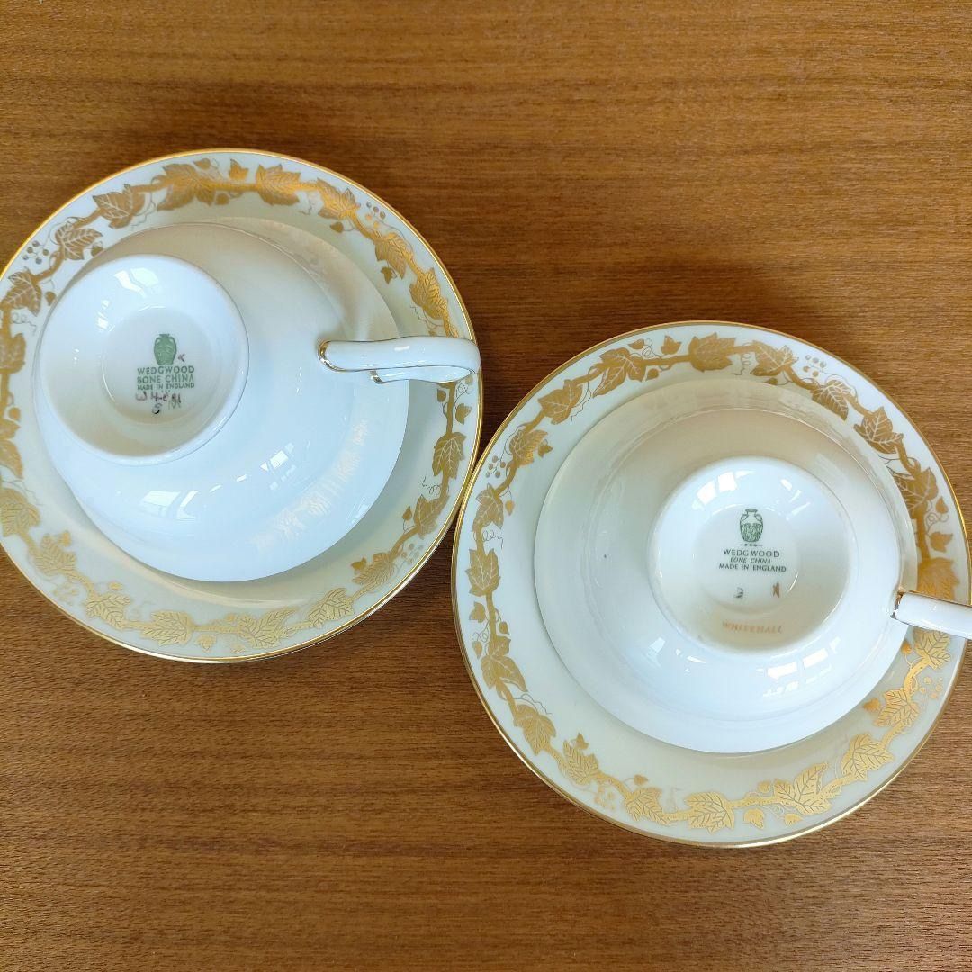 美品】 ウェッジウッド ホワイトホール パウダー ホワイトゴールド 2