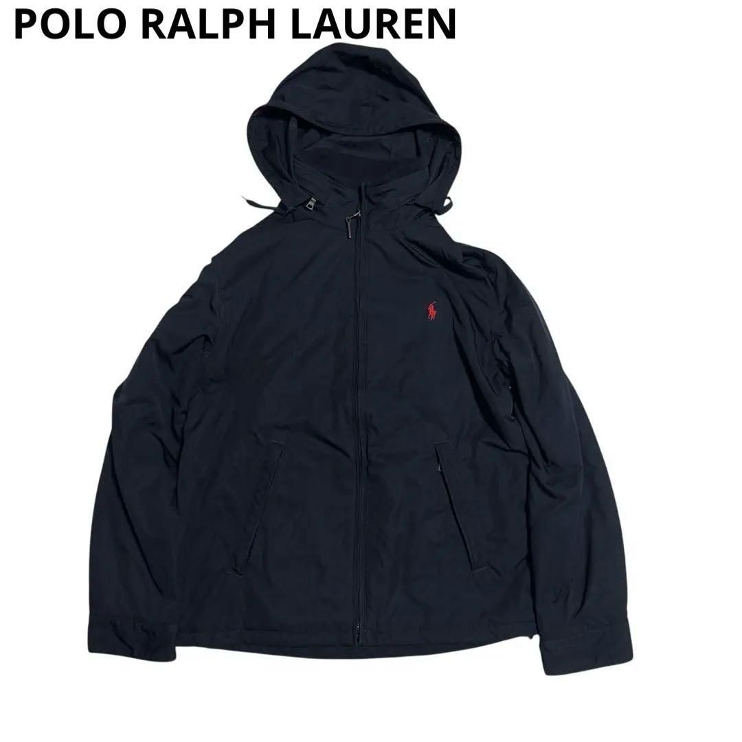 ポロラルフローレン ジャケット ホースロゴ ポニー刺繍 フード付き L