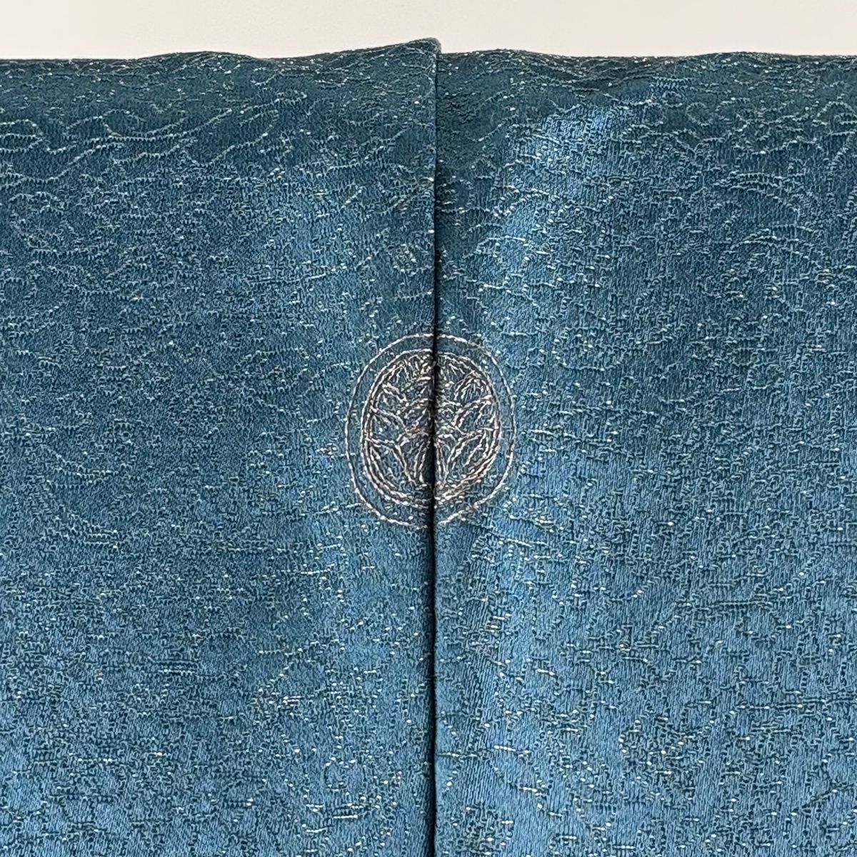 美品】 付下げ 身丈165cm 裄丈67cm M 袷 久保田一竹工房 落款 草花 金