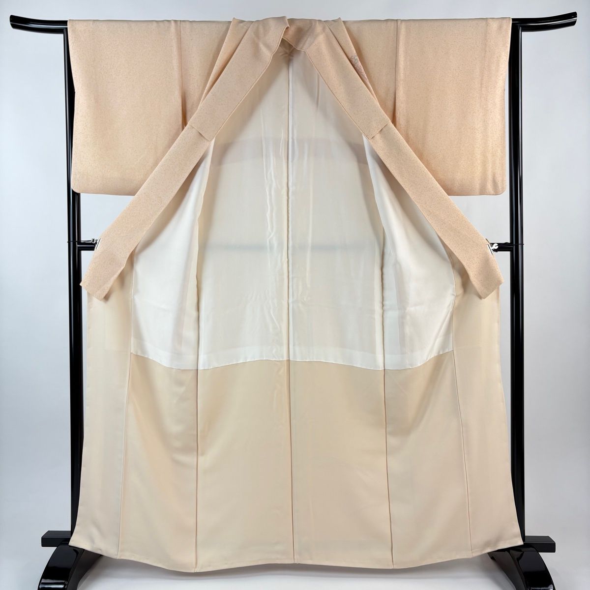 付下げ 身丈163.5cm 裄丈64cm M 袷 破れ色紙 鳳凰 刺繍 ぼかし 薄