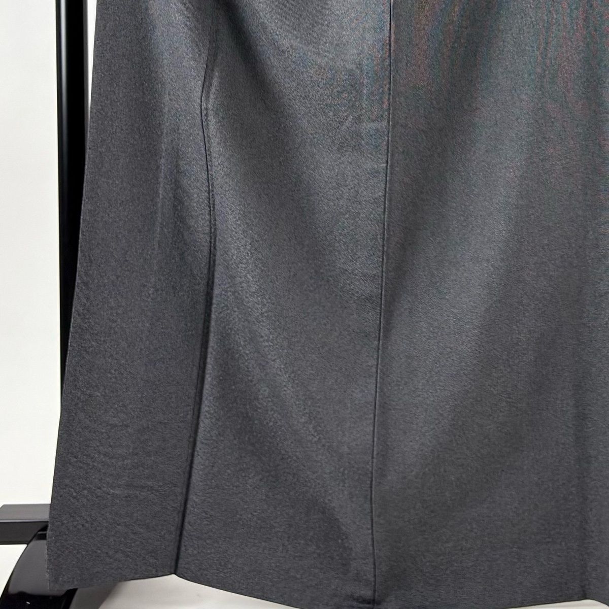 江戸小紋 身丈167 cm 裄丈67.5 L 単衣 落款 角通し 黒灰 正絹