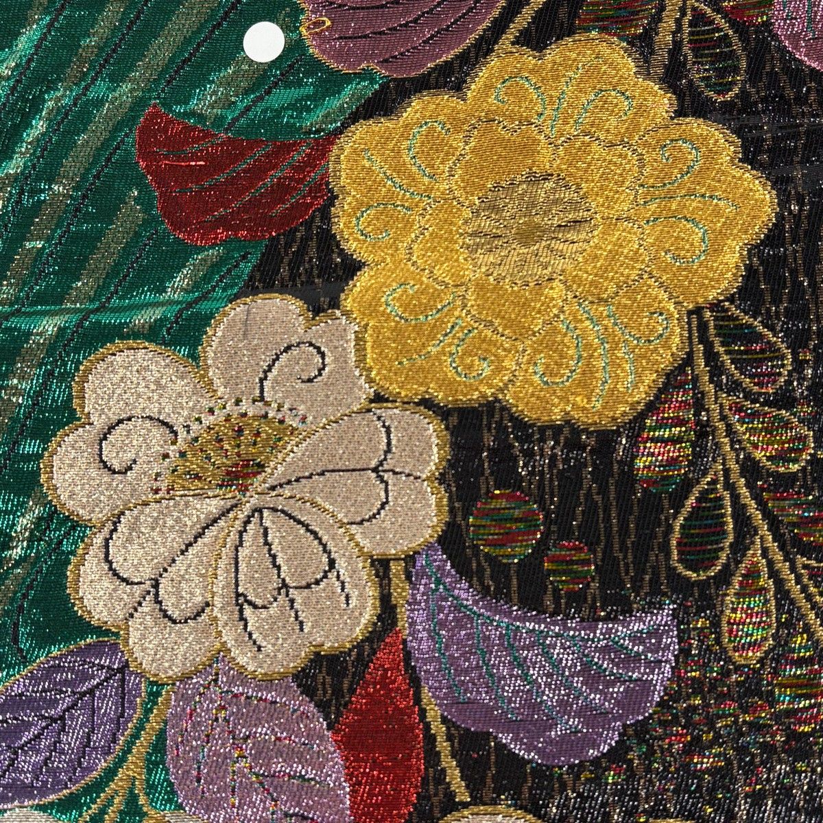 袋帯 秀品 辻が花 箔 緑 六通 正絹 【中古】 - メルカリ