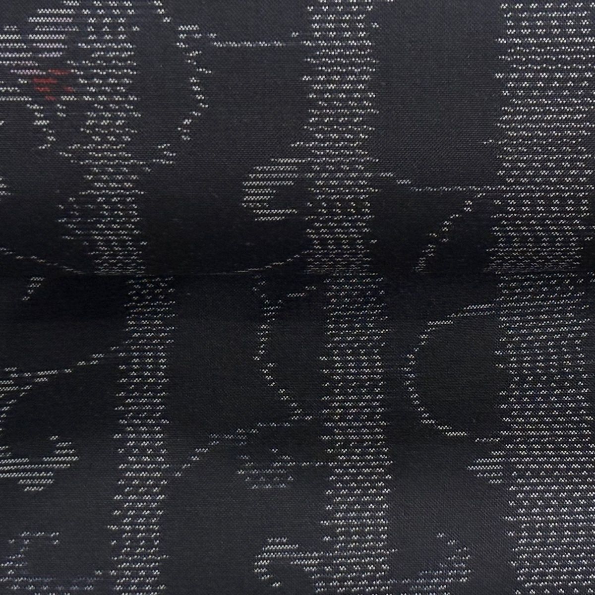 反物 秀品 大島紬 証紙 花唐草 縞 黒 正絹 【中古】 - メルカリ