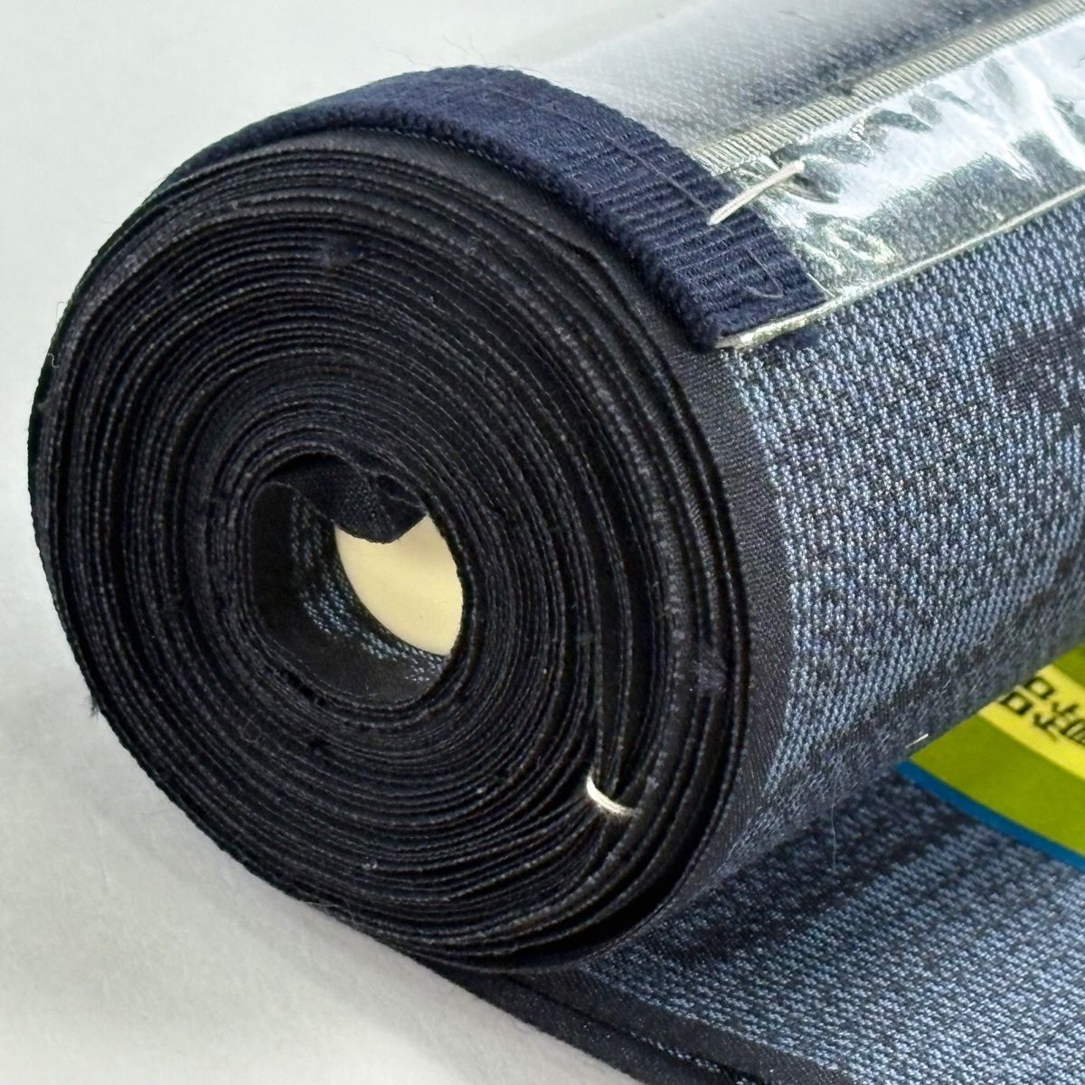  反物 秀品 紬 証紙 ヱ霞 草花 藍色 正絹 その他 着物反物