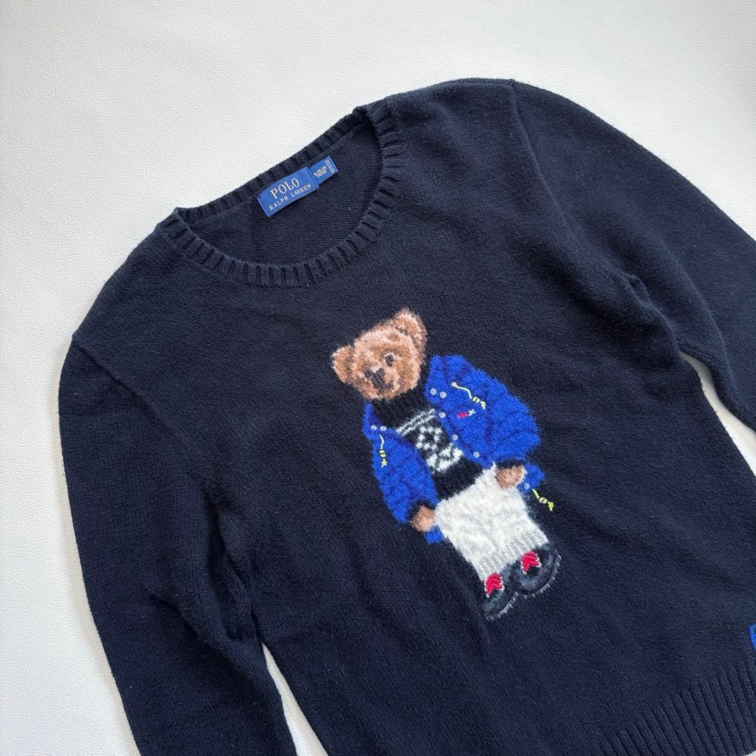 希少サイズ✨ポロラルフローレン ポロベア ニット セーター XL 黒