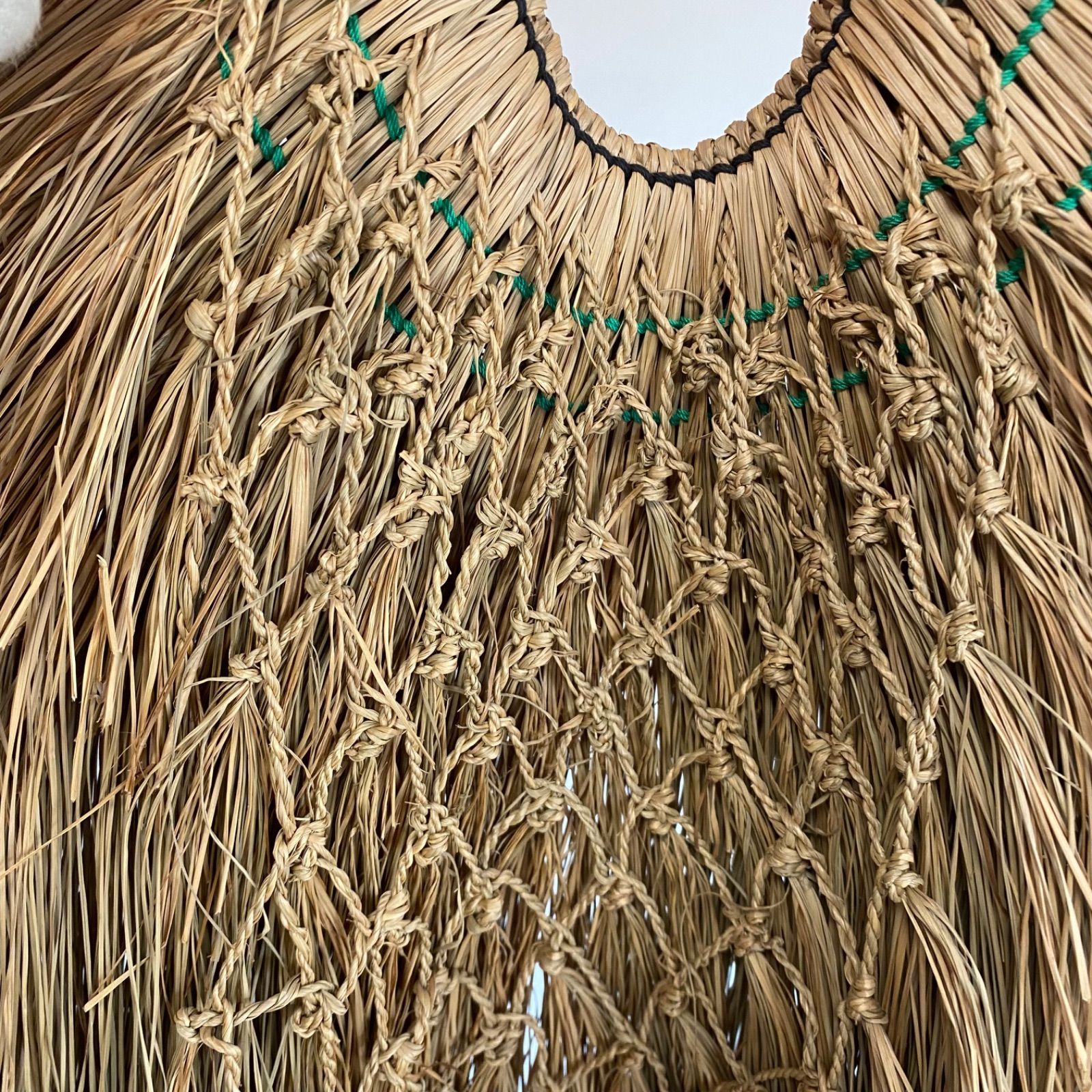 アンティーク 藁細工 藁蓑 民藝 壁飾り y323 - メルカリ