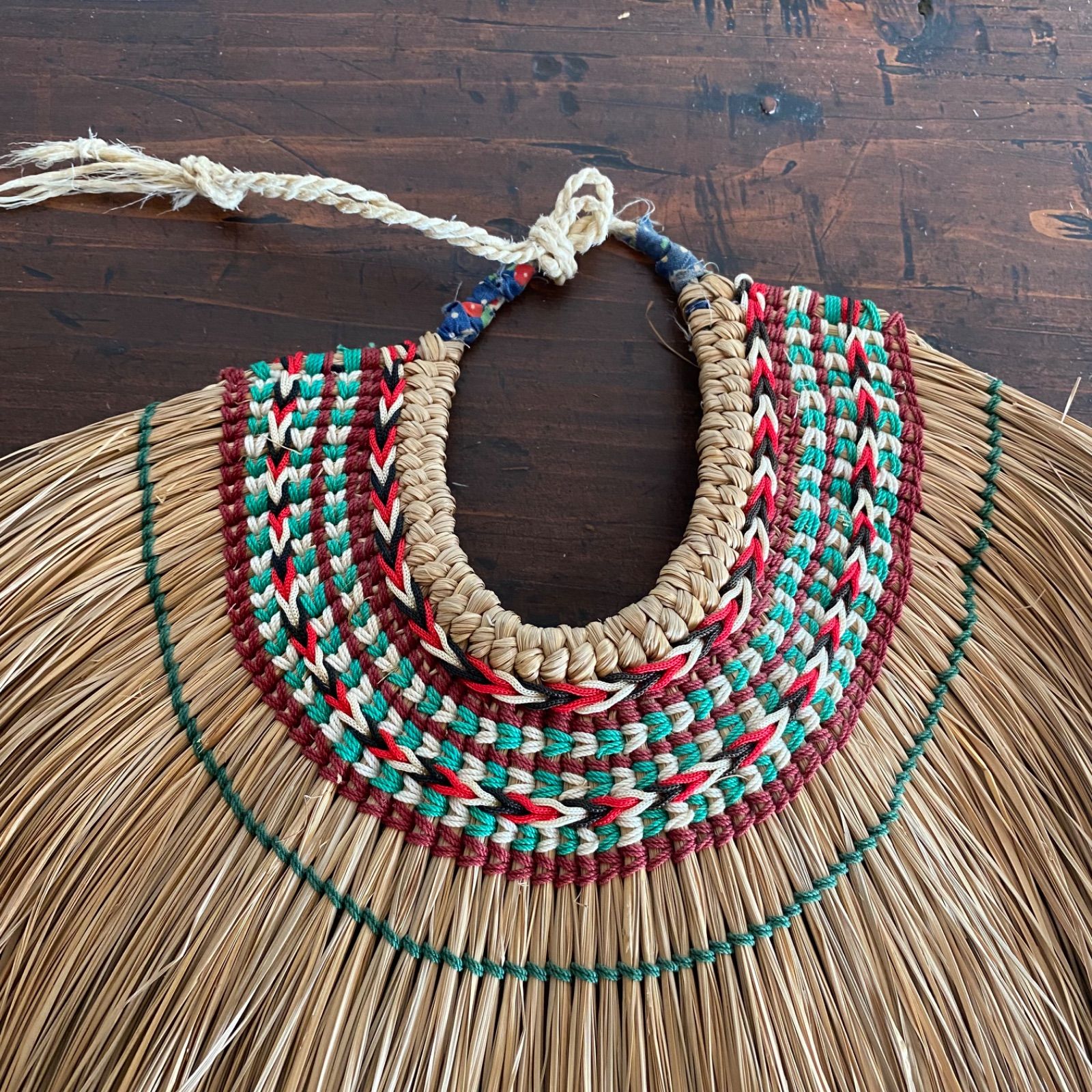 アンティーク 藁細工 藁蓑 民藝 壁飾り y323 - メルカリ