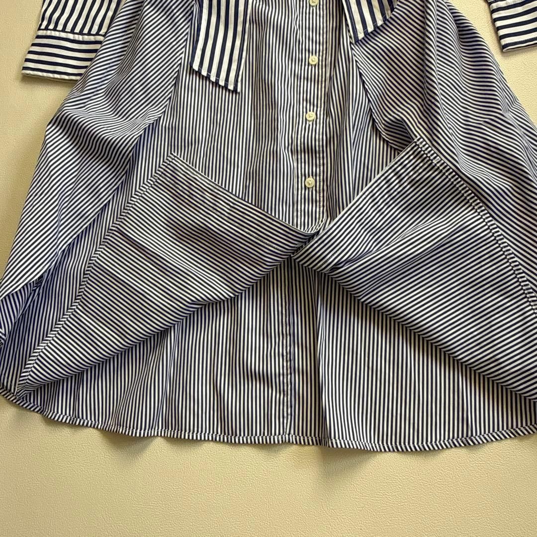 ローレンラルフローレン ワンピース ベルト付き ストライプ S〜M相当