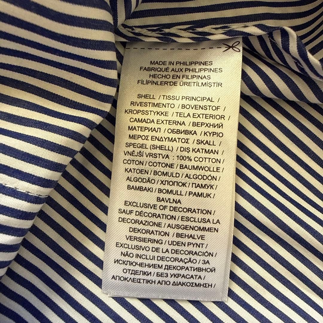 ローレンラルフローレン ワンピース ベルト付き ストライプ S〜M相当