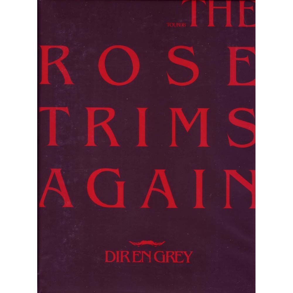 【未開封新品】TOUR08 THE ROSE TRIMS AGAIN (初回生産限定盤) (DVD) Dir en grey