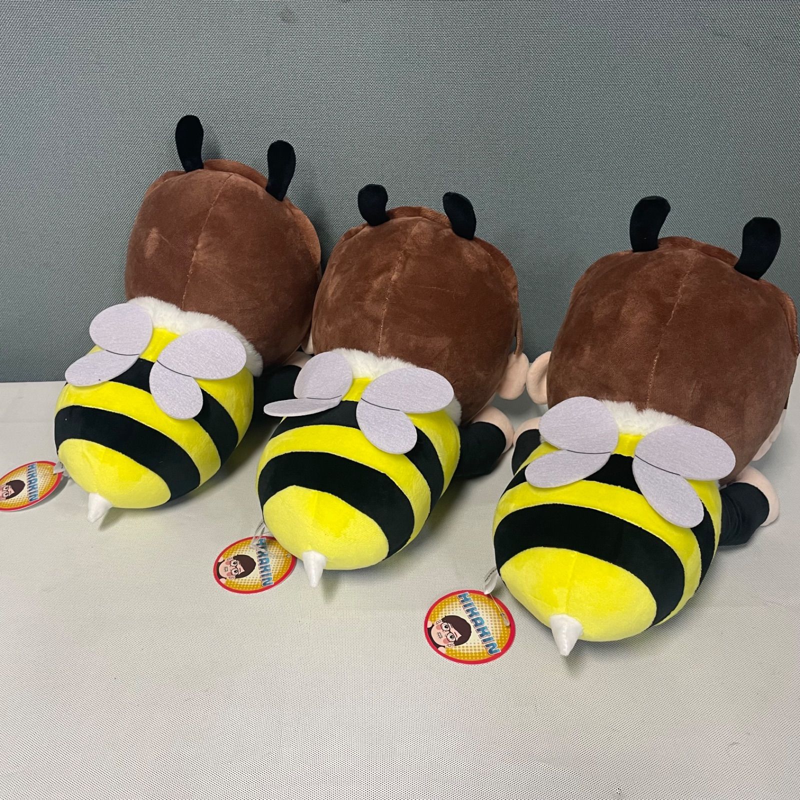GIGO限定！ HIKAKIN くてんこぬいぐるみ ハチキンくん 3体セット