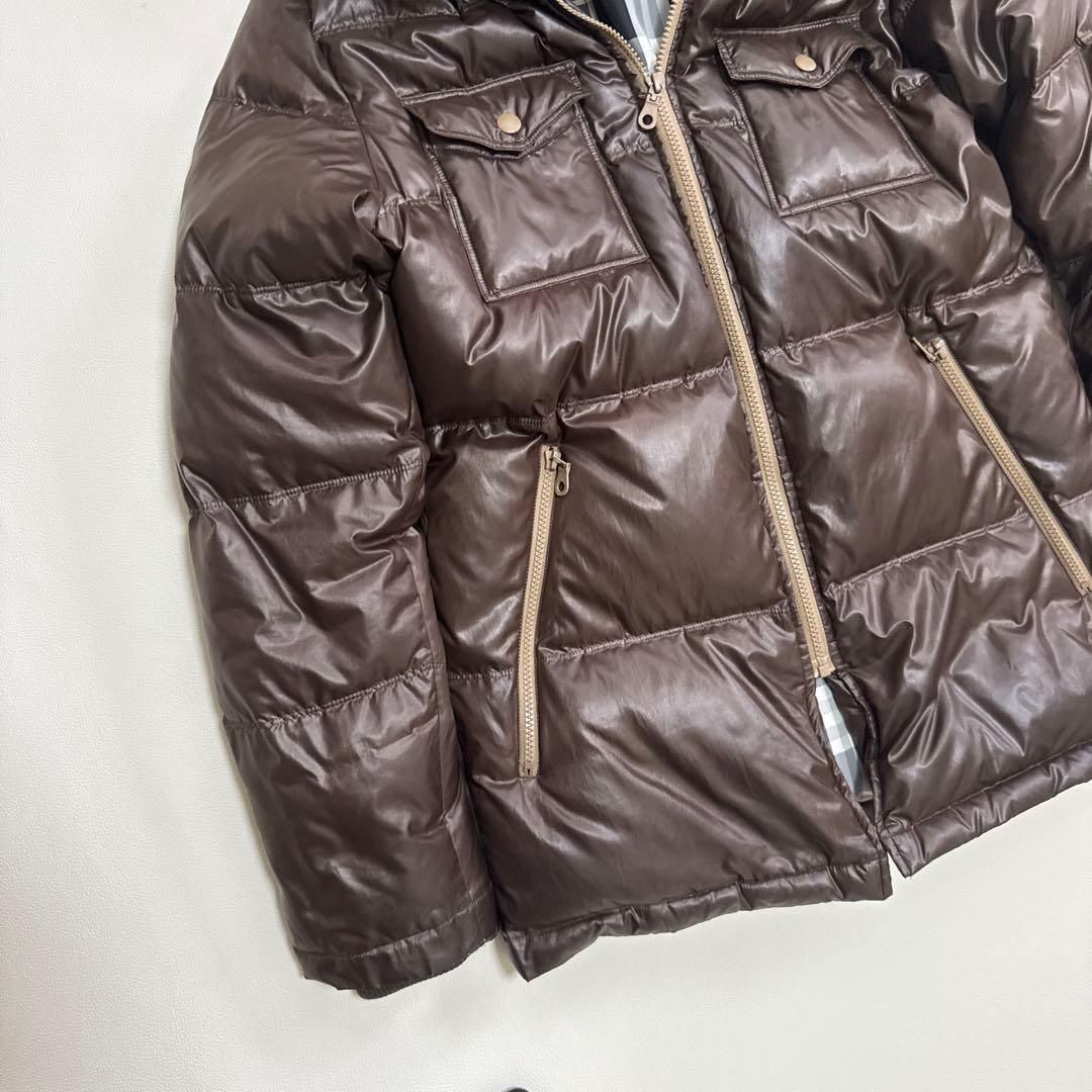 バーバリーブルーレーベル フード フーディー ダウンジャケット M