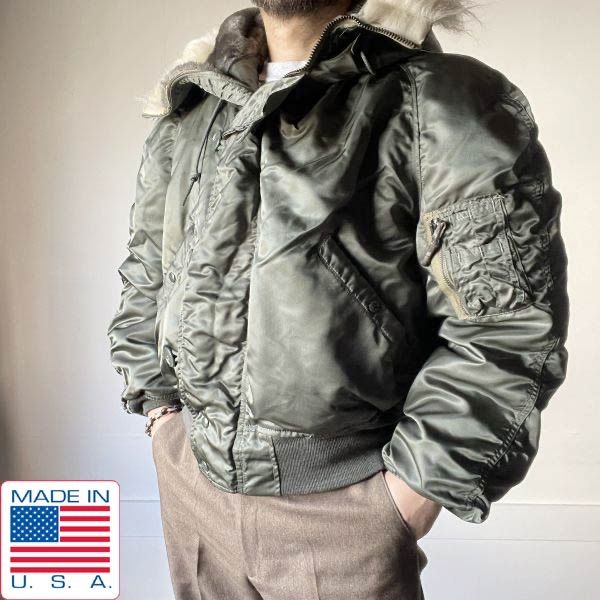 新品 1977年製 実物 米軍 N-2B フライト ジャケット XL MIL-J-6278F