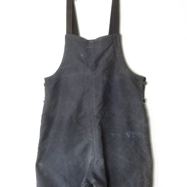 40s 実物 米軍 US NAVY フック金具 デッキパンツ 紺系 L 40s 実物 米軍 US NAVY フック金具 デッキパンツ 紺系 L
