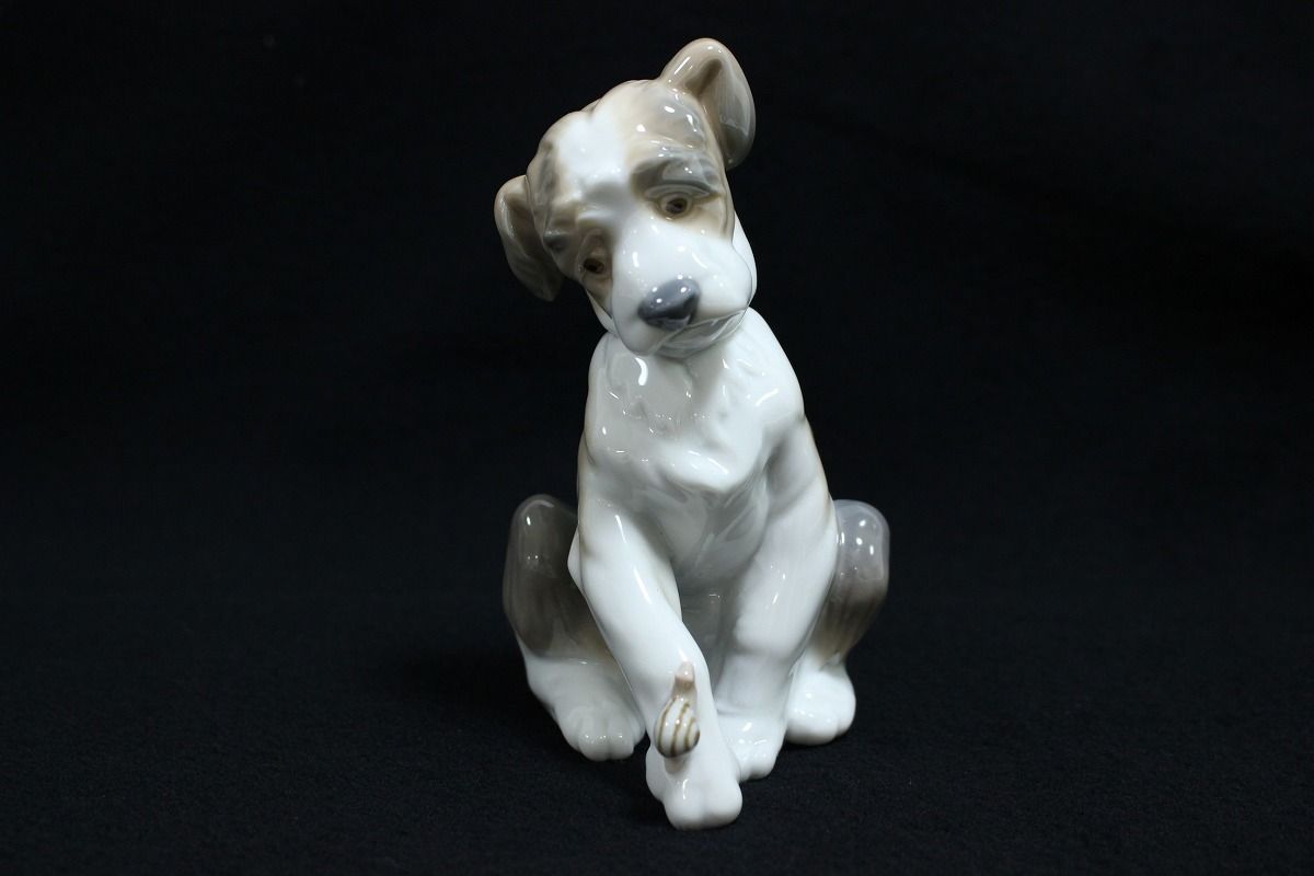 リヤドロ　ニューフレンド　犬とかたつむり LLADRO リヤドロ フィギュリン ニューフレンド 犬とかたつむり 6211